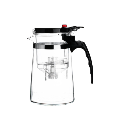 苏氏陶瓷耐热玻璃过滤茶壶茶具 按压式内胆飘逸杯大容量煮茶