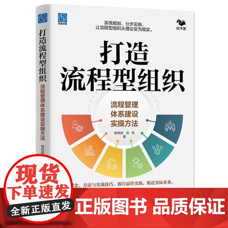 正版 打造流程型组织 流程管理体系建设实操方法 系统规划 分步实施 让流程型组织从理论变为现实 徐均颂 著 电子工业出版高清大图