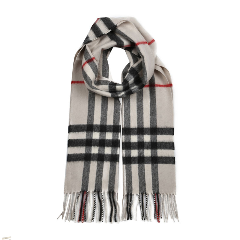 [直营]BURBERRY 博柏利 Heritage高纯度羊绒格纹围巾