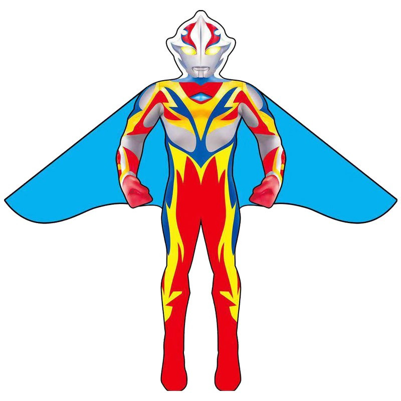 新款风筝儿童卡通图案奥特曼三角微风易飞适合儿童成人新手初学者创意