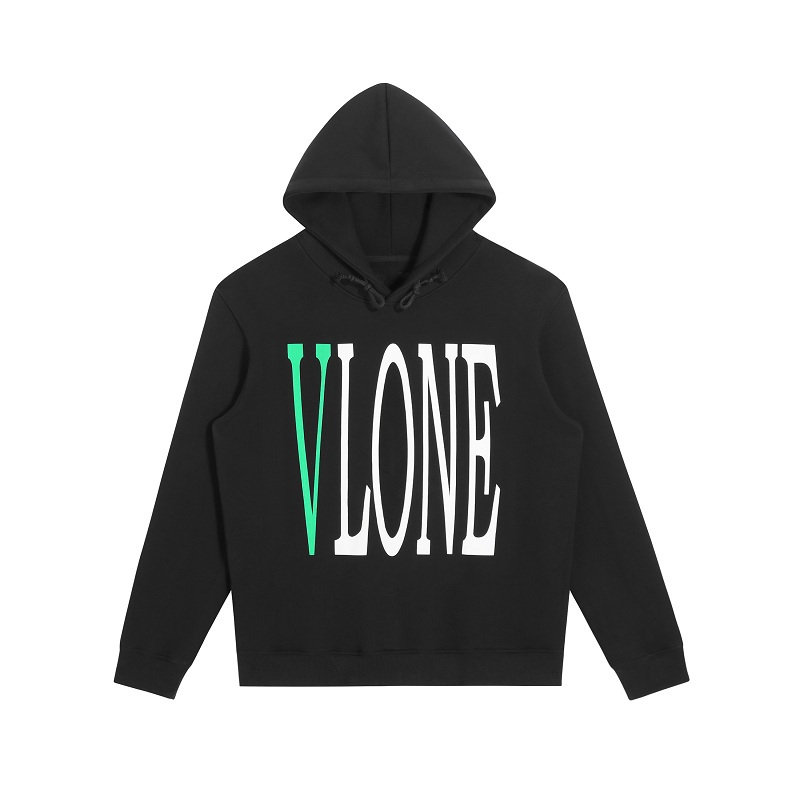vlone连帽卫衣男经典大vlogo春秋款宽松上衣