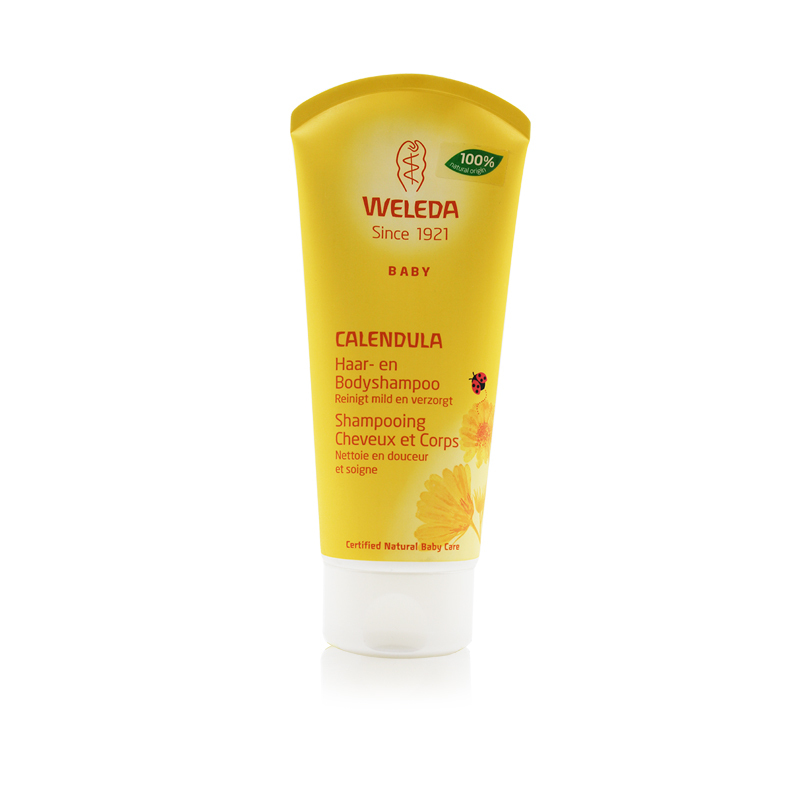 维蕾德(Weleda)金盏花婴儿儿童洗发沐浴露二合一200ml 温和清洁