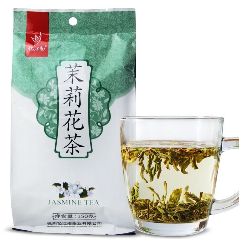 忆江南 茶叶茉莉花茶养生花草茶散装袋一提袋装150g茉莉花茶袋装