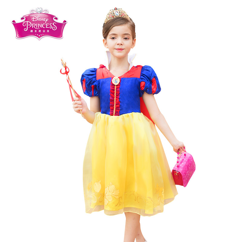 Disney迪士尼白雪公主裙连衣裙礼服公主蓬蓬裙节日礼服儿童演出服