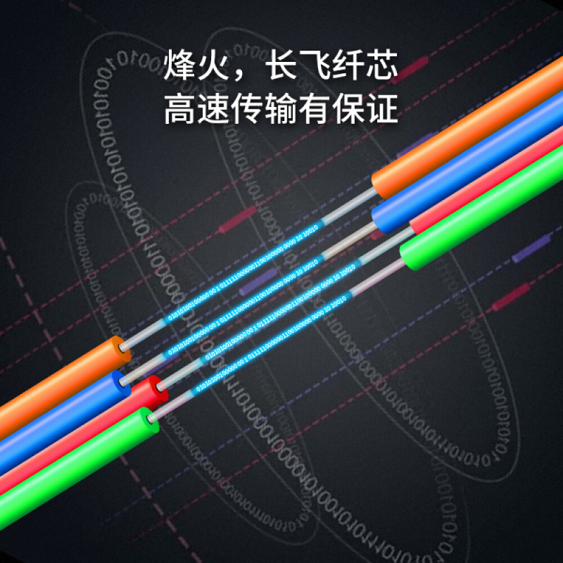 博扬（BOYANG）BY-GJFJV-12A112芯多模室内光纤62.5/125GJFJV束状软光缆100米可定制长度