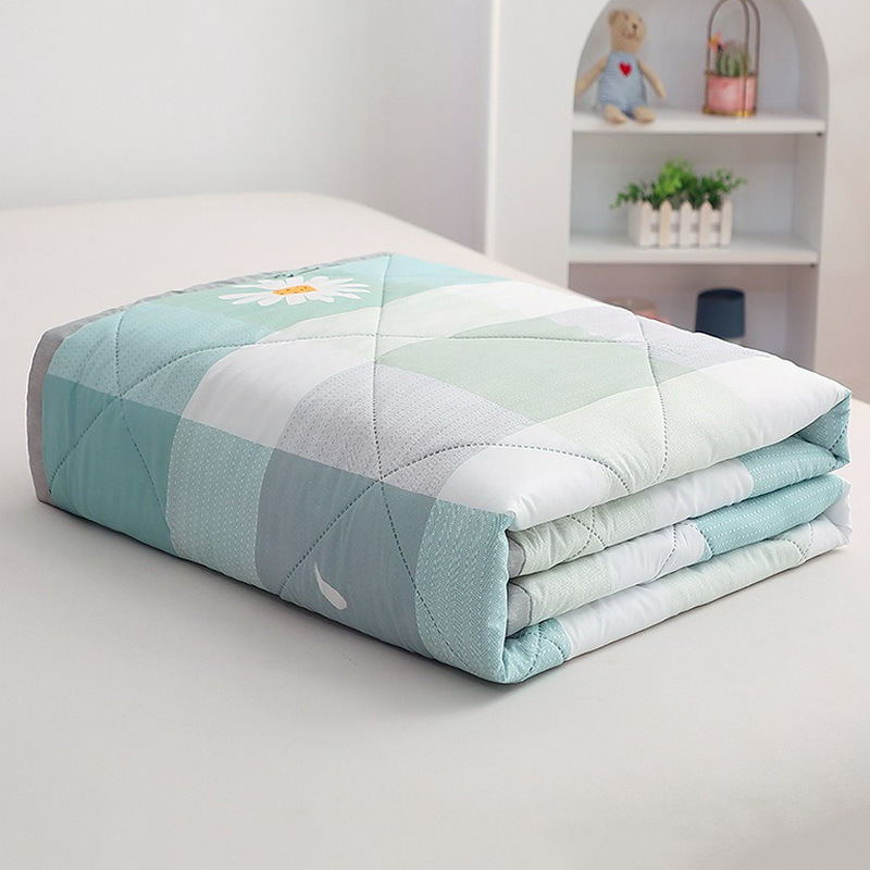 水洗棉夏凉被空调被成人夏季被子礼品夏被绗缝儿童被芯可水洗