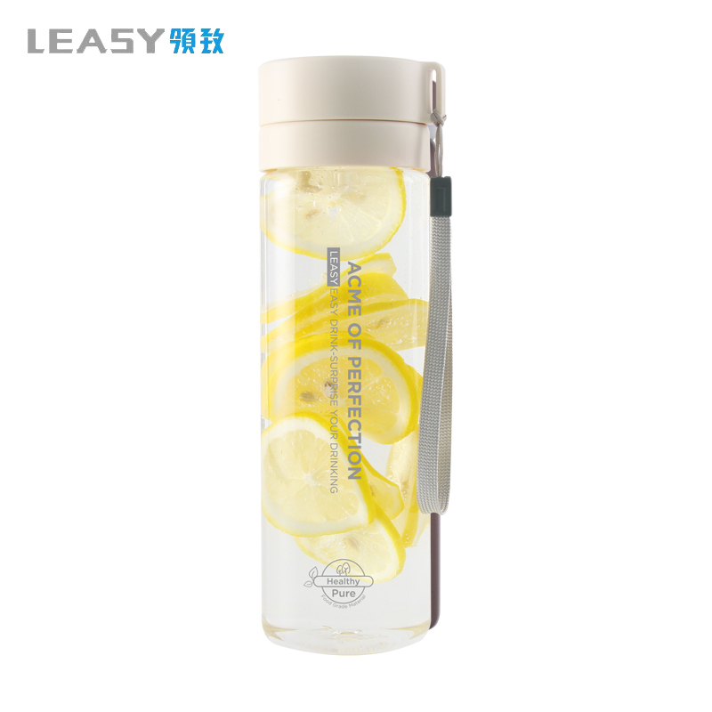 德国（LEASY）领致水杯大容量透明塑料杯子太空杯 户外骑行健身运动水壶 男女学生随手杯 P10 800ml
