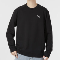 彪马(PUMA)男装 2023秋季新款运动服跑步健身训练舒适休闲时尚套头衫卫衣 678368-01 XS(165/88A