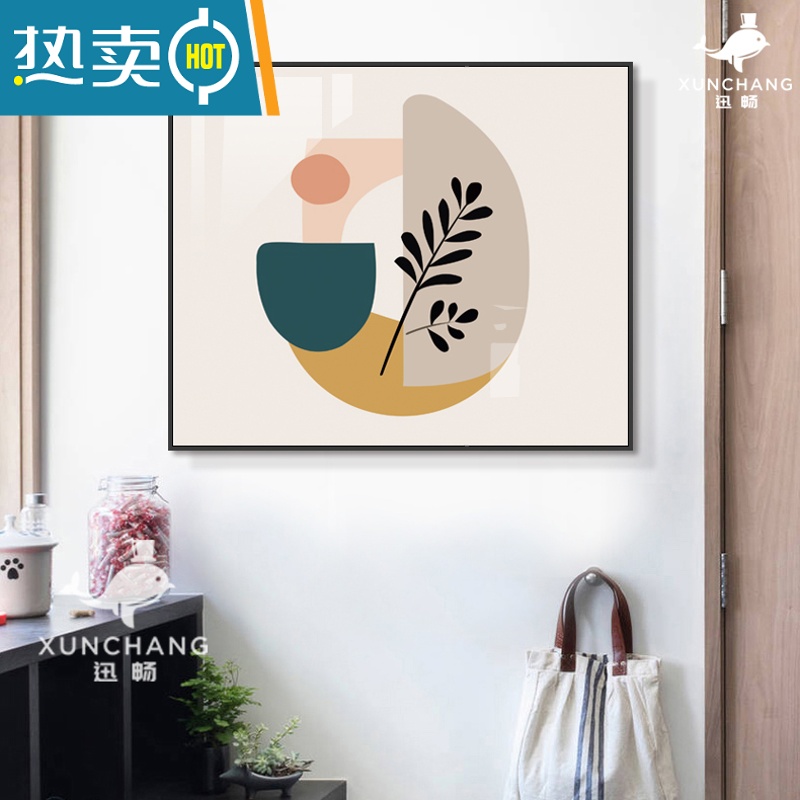 敬平莫兰迪创意电表箱装饰画现代简约轻奢遮挡配电箱电闸挂画餐厅壁画装饰画高清大图