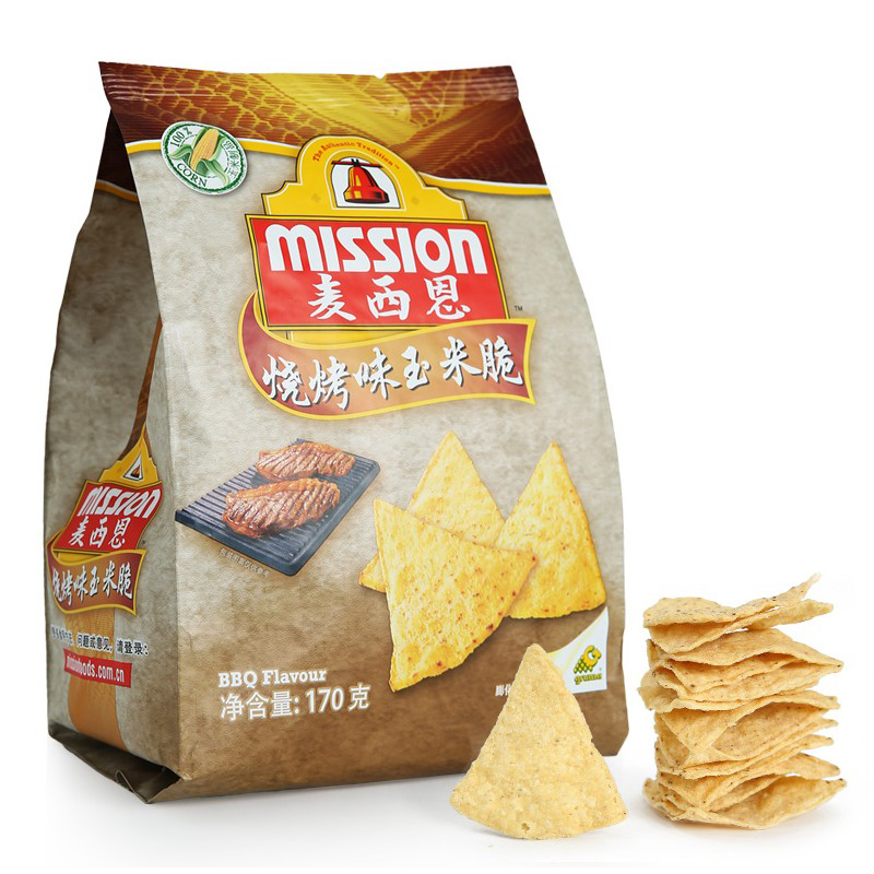 麦西恩烧烤味玉米片170g*3袋