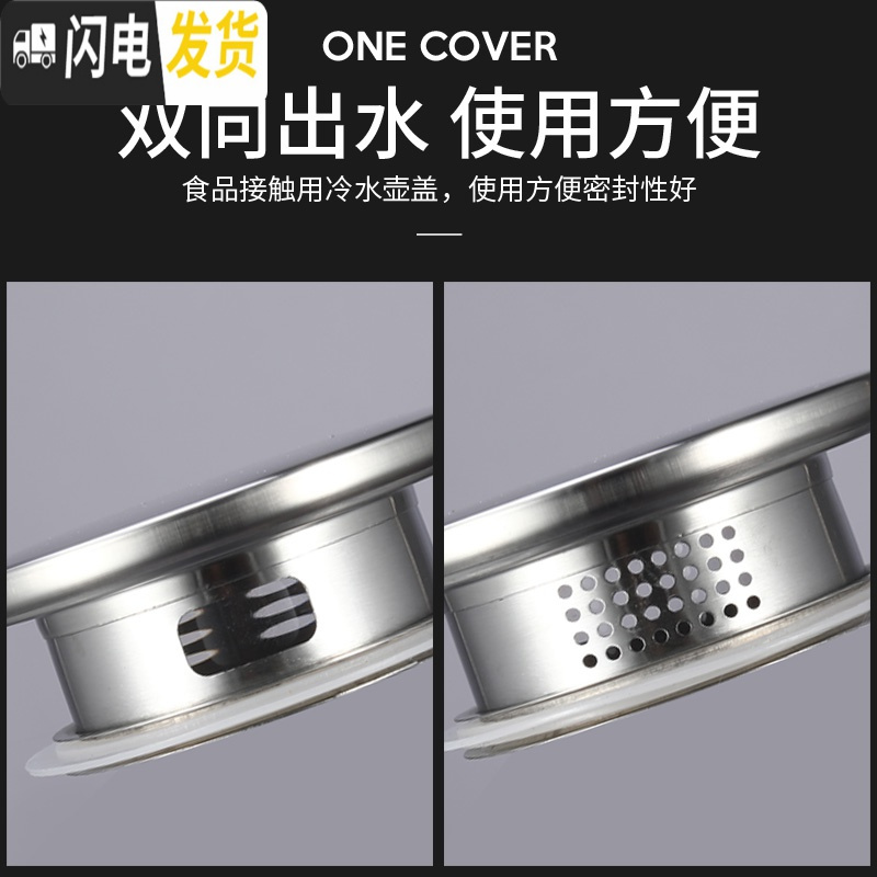 三维工匠通用塑料杯盖凉水壶盖配件盖子家用冷水壶盖子水杯子盖防尘盖外盖 (单盖5个装)钻石杯木盖小号