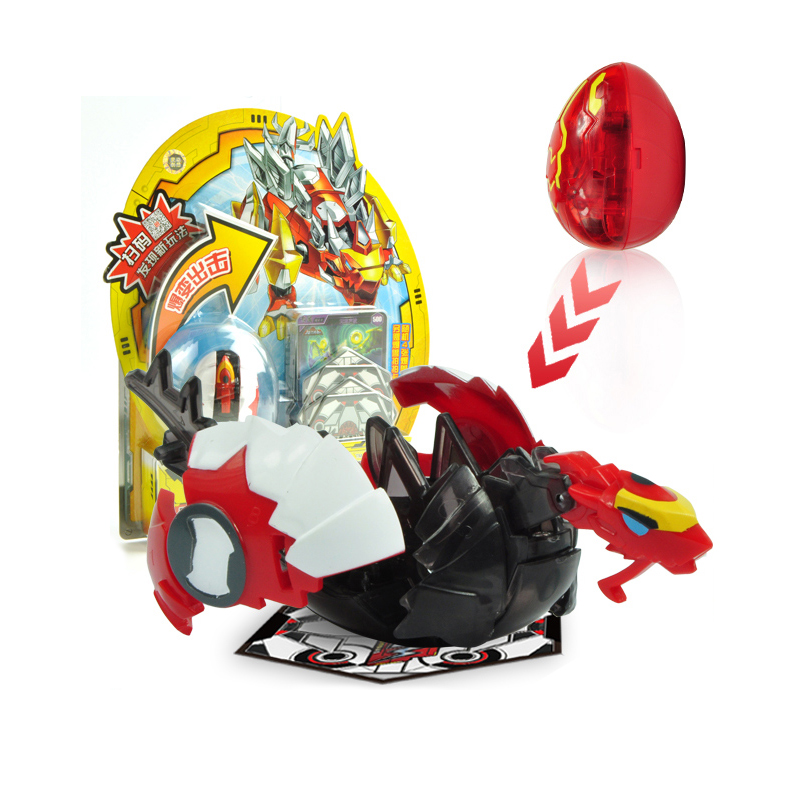 灵动创想（LDCX） 儿童男孩玩具爆丸自动变形蛋 爆兽猎人2代激战套装 重装剑龙5415高清大图