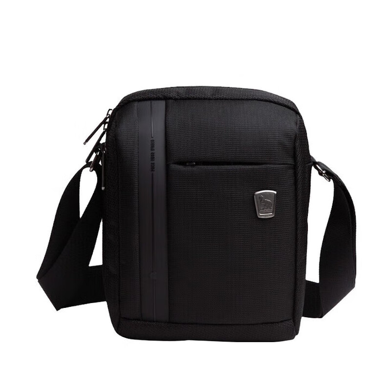 爱华仕(OIWAS) (C)单肩包男士斜挎包 商务百搭小背包手机包 OCK5421 黑色高清大图