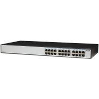 华为 HUAWEI S1700-24R-AC 24口全百兆企业级网络以太网交换机适用于中小型企业接入层/监控网络分流