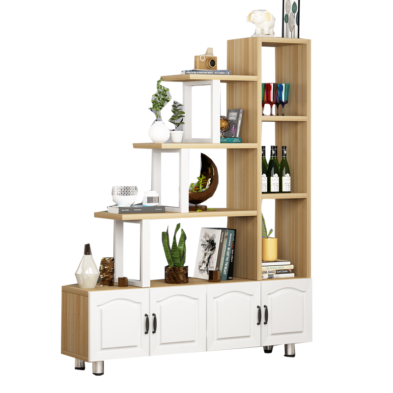 客厅隔断闪电客柜玄关柜屏风装饰柜酒柜现代简约多层花架厅置物架鞋架