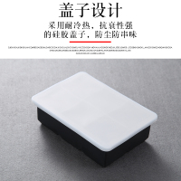 硅胶冰格冰盒酒吧威士忌方形圆形冰块模具带盖制作冰球模家用 敬平 15格[有盖]