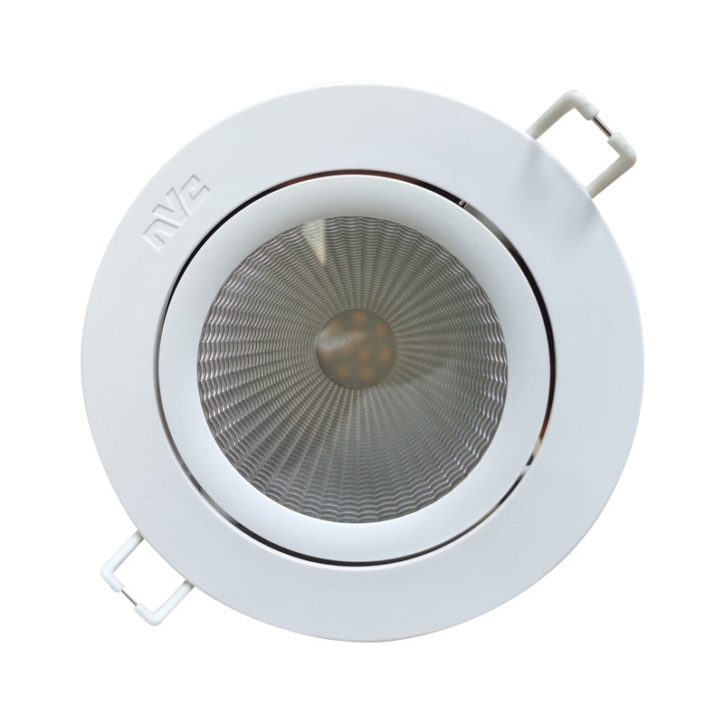 照明led射灯5瓦防眩cob孔开孔60mm客厅吊顶装饰天花眼筒灯3w