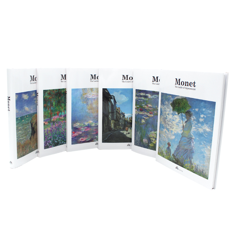 [正版]英文原版莫奈素描手绘手稿作品集Monet莫奈画册印象派大师Monet莫奈作品集monet莫奈手绘插画素描手稿六款高清大图