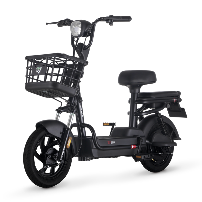 绿源电动车48v12a新国标电动自行车通勤代步买菜带娃电瓶车小果粒