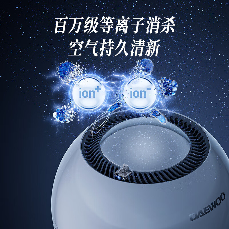 大宇(DAEWOO)小巨蛋无雾加湿器(高配)天鹅白 PH05S高清大图