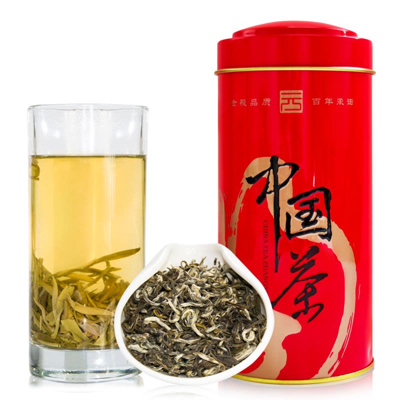 张一元特级茉莉花茶茉莉白毛猴125g/罐绿茶茶叶茉莉花香浓郁【价格图片