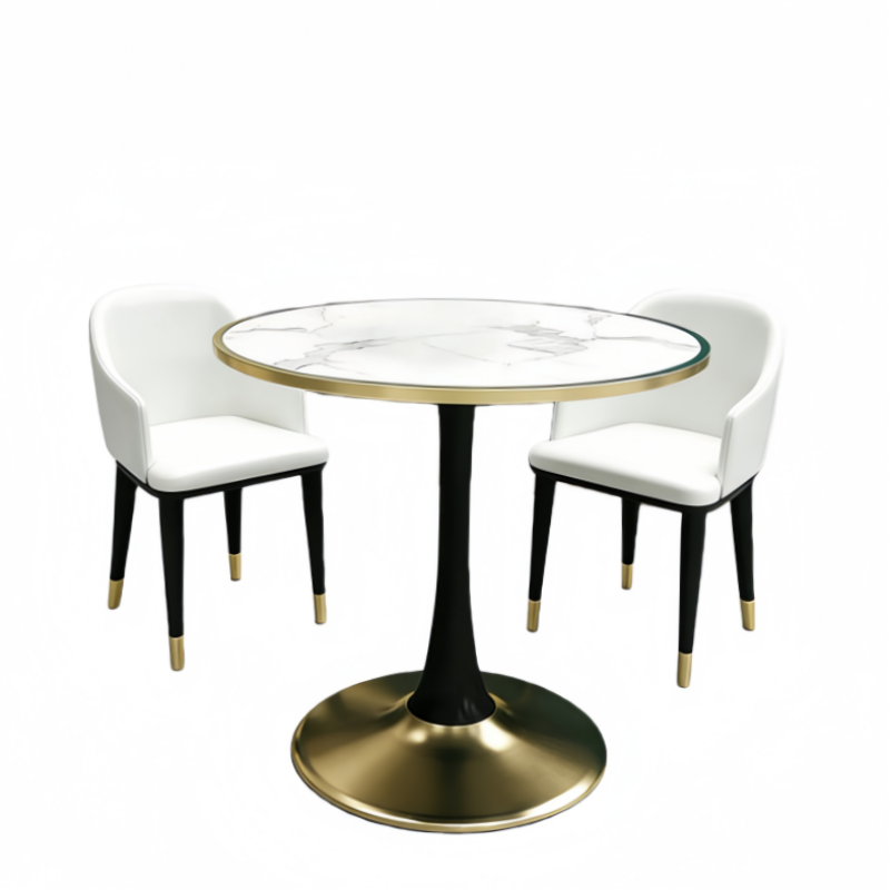 荺炬洽谈桌椅一桌两椅灰组高清大图