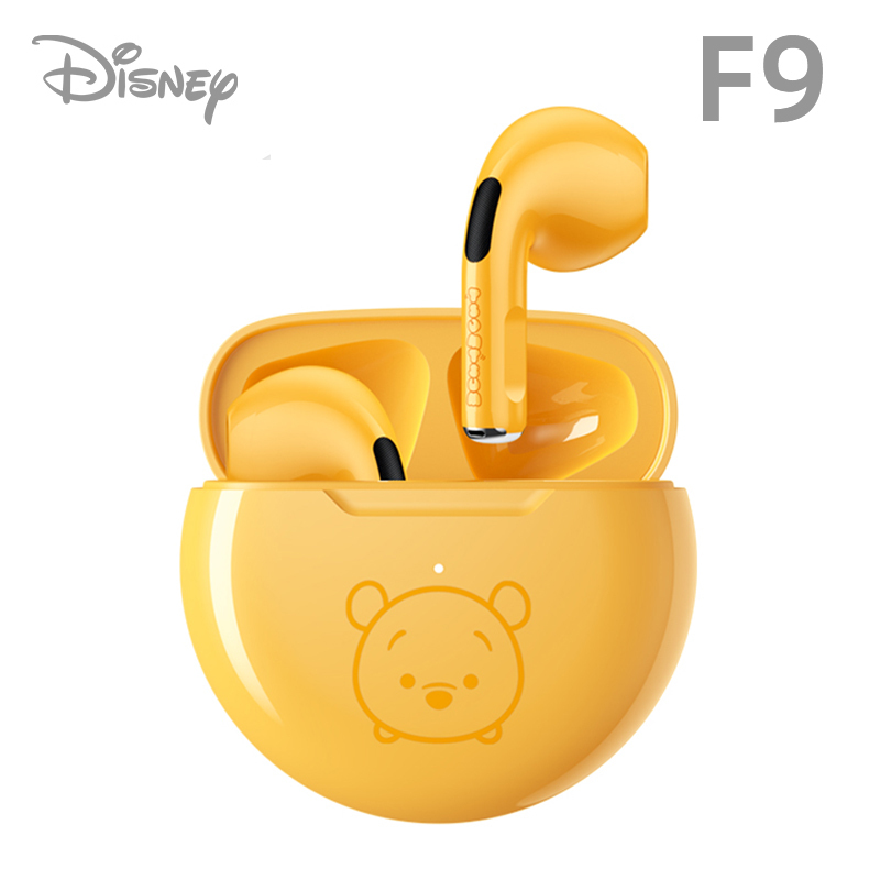 Disney/迪士尼F9真无线蓝牙耳机可爱女生男生款半入耳式高清通话音质超好男士女生款高品质2022年新款适用苹果华为