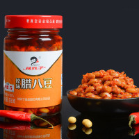 辣妹子 新品腊八豆 香辣黄豆豆瓣酱 豆豉下饭菜258g 湖南特产