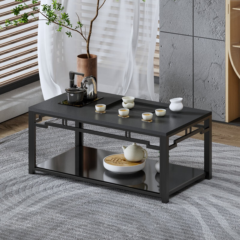 域赢茶几火烧石茶台茶桌现代简约茶几多功能泡茶功夫茶几含四件套1.