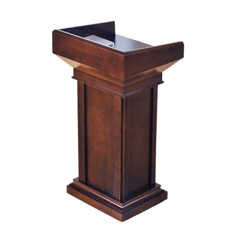 鹰嘴龙松木会议台桌演讲台会议室发言台1160*770*500MM高清大图