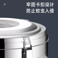 莲梅不锈钢保温桶304食品级超厚三层保温40L带龙头 可挂
