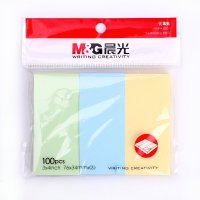 晨光(M&G)便签本 YS-14备忘条便利贴便条纸 76*34*3彩色自粘包装:本