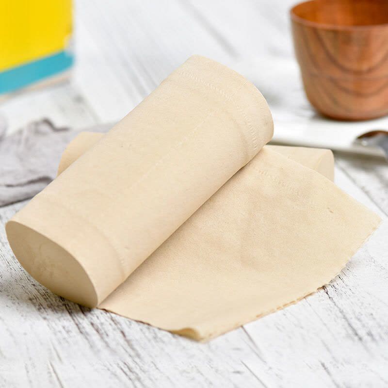 卷纸 家用10卷本色纸实惠装不漂白卫生纸巾班布原浆纸700g/提|四提钜惠装图片