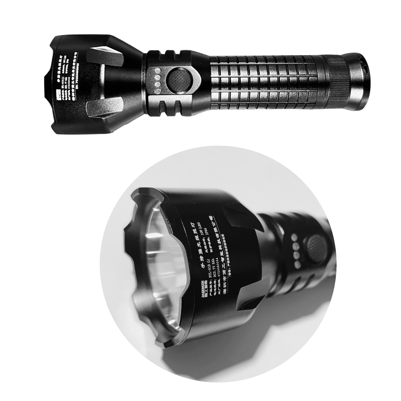 简工智能 BYL-01D GJ手持强光探照灯 3.7V 10W 6000K LED IP66 续航时间8h 盏 黑色高清大图