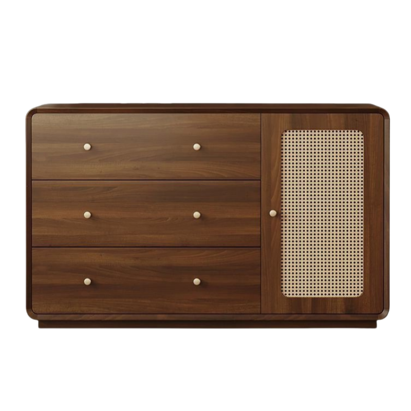 蕃蒂矮柜一门大三抽台高清大图