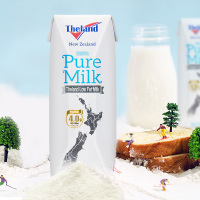 纽仕兰Theland新西兰进口4.0g低脂纯牛奶250ml*16盒礼盒装高钙学生成人早餐