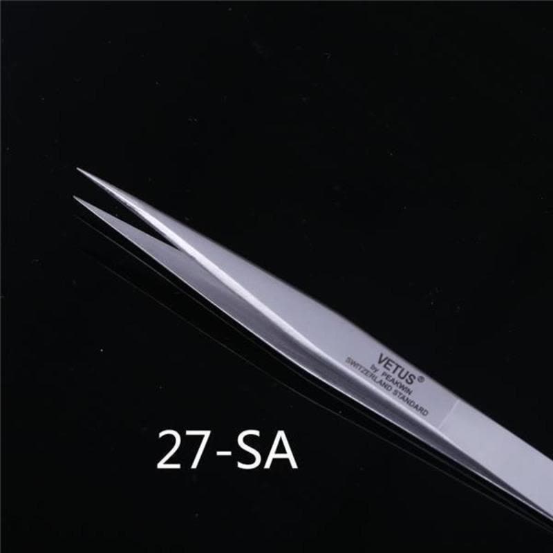 5B-SA VETUS金标嫁接睫毛镊子 开花镊子种睫毛镊子超精密睫毛夹子图片