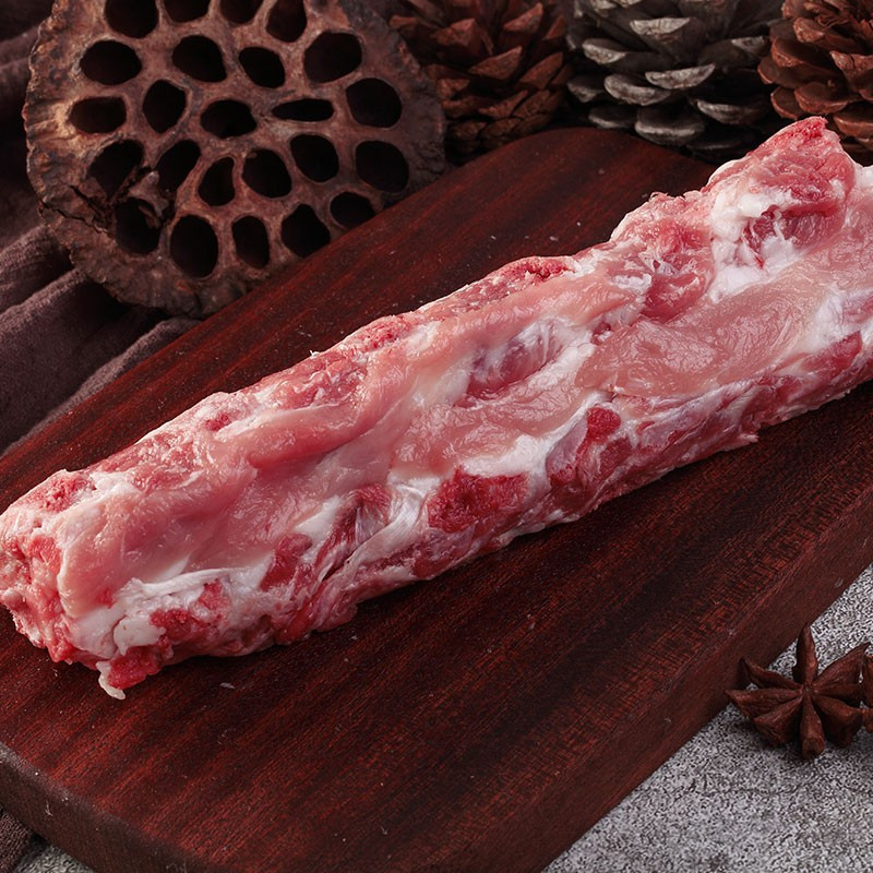 买就送肉馅顺丰野蛮香长白山脉黑猪肉汤骨脊骨新鲜400g5精修免切带肉