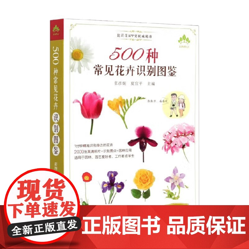 500种常见花卉识别图鉴 张彦妮 著 青春文学