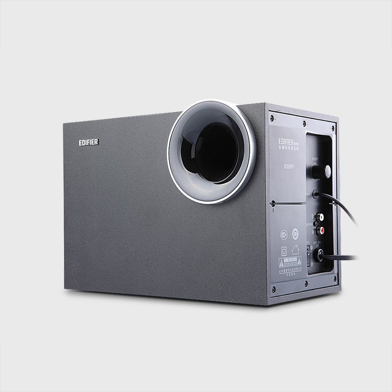 漫步者Edifier R208PF 电脑音箱USB/SD/F收音机