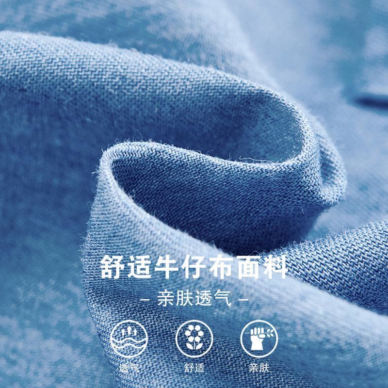 女童牛仔短裤夏季薄牛仔裤小童装外穿儿童洋气3岁5纯棉女宝宝裤子 蓝色 90cm图片