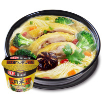 陈村过桥米线香菇炖鸡味100g/桶 非油炸方便面速食桶装泡面