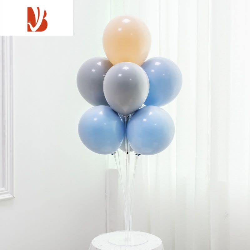 三维工匠气球桌飘支架立柱装饰开业会场装饰布置宝宝生日宴会派对场景布置 桌飘套餐1图片