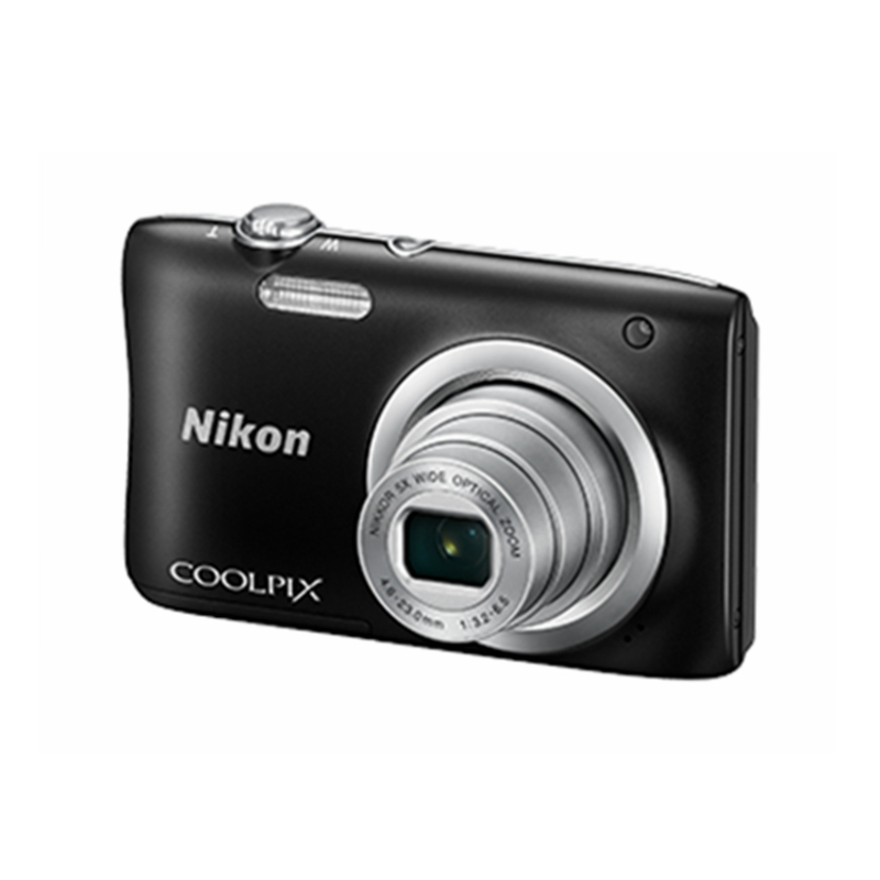 尼康(Nikon) COOLPIX A100 轻便型数码相机 国行黑色,家用便携高清数码相机