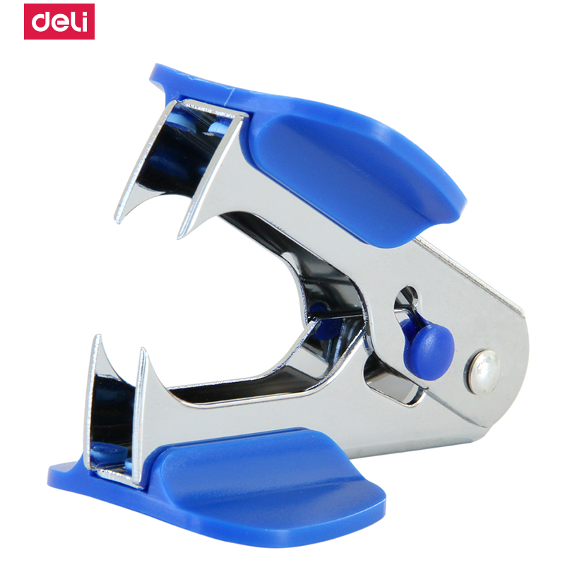 得力deli0231 小巧起钉器标准钉书针拔钉器 取钉器适用起12#钉 24/6 10个 颜色随机高清大图