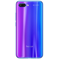原封[送蓝牙耳机+指环扣]华为荣耀10 6GB+128GB 麒麟970芯片 幻影蓝 全网通 移动联通电信4G 双卡双待 游戏手机