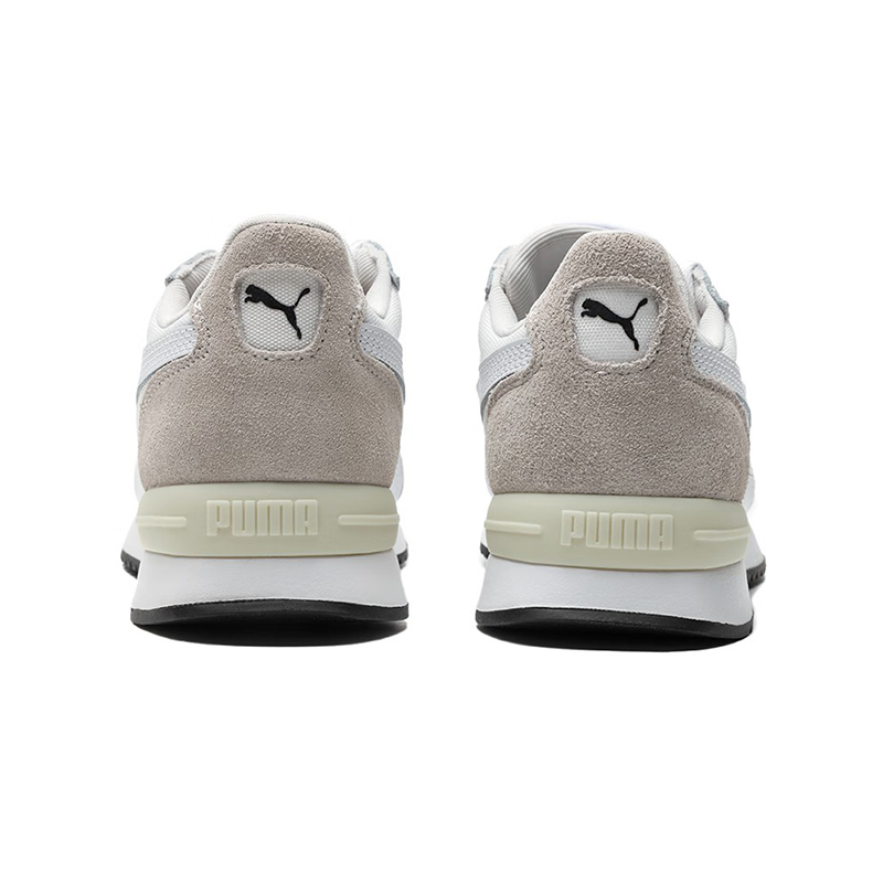 puma舒适透气轻便低帮跑步鞋男女同款灰白色39714902