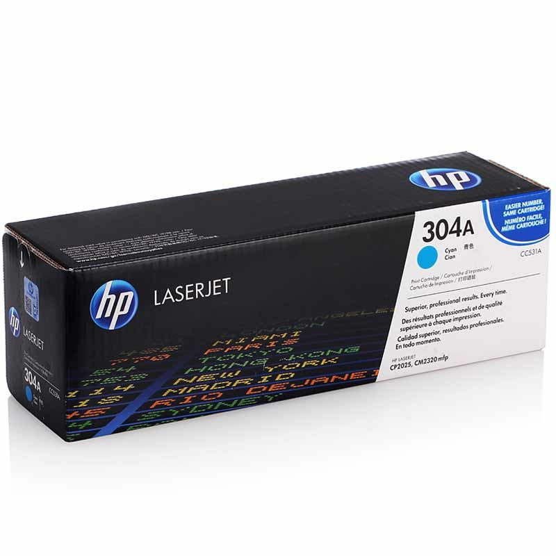 惠普（HP） CC531A 打印机墨粉硒鼓 2800页 青色 （支）