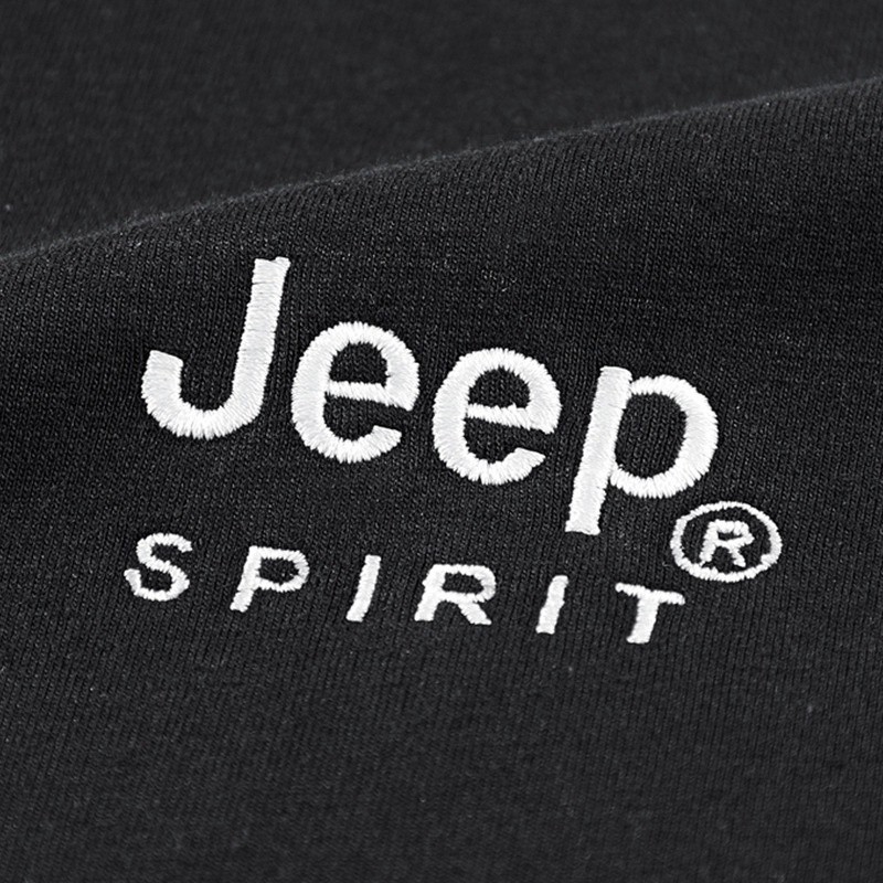 JEEP SPIRIT吉普开衫卫衣男士套装秋冬季新款加绒百搭直脚长裤高清大图