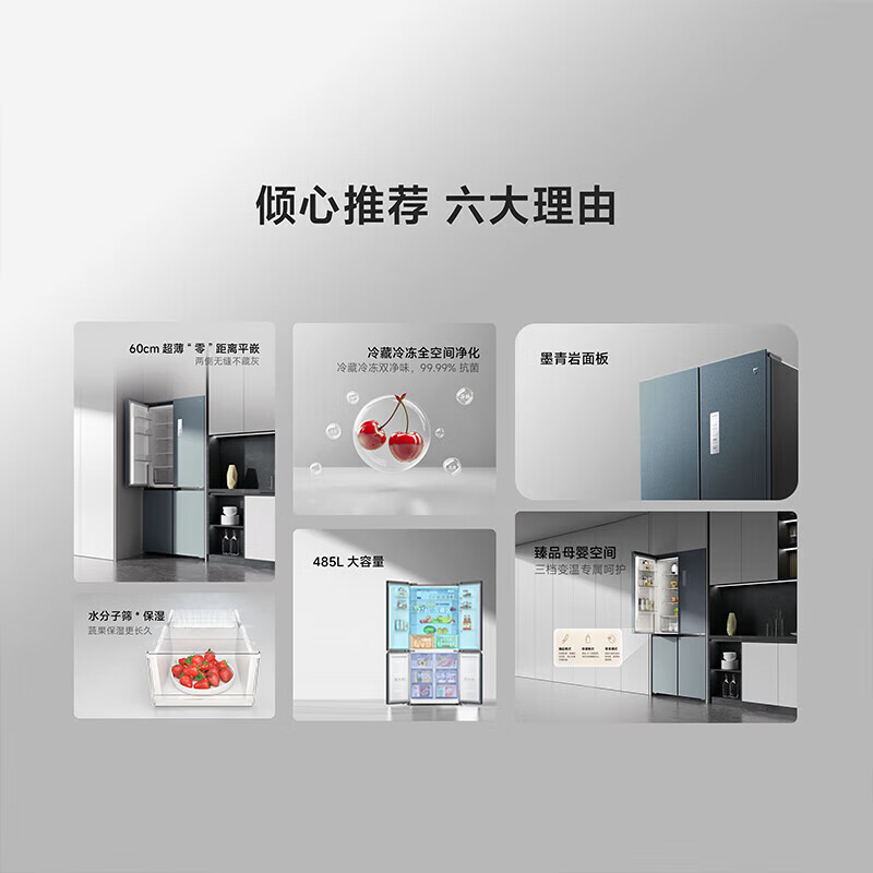 [禁止挂靠]小米冰箱 BCD-485WMBI高清大图